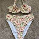 Victoria's Secret Victoria’s Secret Strawberry Yellow High Waisted Bikini Photo 0