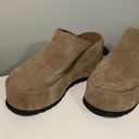 Free People Platform Avery Mules Tan Size 10.5 Photo 0