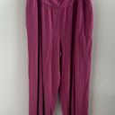 Sweaty Betty  Pink Modal Wide Leg High Waist Comfy Pants Athleisure Large Photo 1