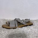Sorel  Ella Women's  Leather Sandals Size 7.5 See Photos Gray Photo 2