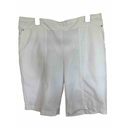 Chico's  Zenergy size 14* White shorts Polyester Spandex Utility Shorts Bermuda Photo 2