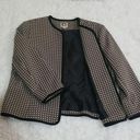 Anne Klein  Brown and Beige Open Front  Lined Jacket size 14 Photo 9