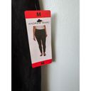 Andrew Marc NWT  Faux Suede Pull On Slim Fit Mid Rise Leggings Black Women's M Photo 4