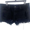 J Brand J.Brand black cutoff shorts low rise Y2K distressed Photo 1