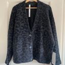 Lululemon Wool-Blend Jacquard Cardigan M Leopard Grey Black KLGB New Photo 0