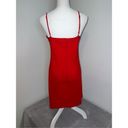 Women’s Lingerie Red Slip Dress Night Gown 6 Photo 6