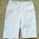 Good American  Bike Short White High Waisted Athleisure Athletic Shorts Size 2 Photo 1