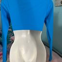 SKIMS Turquoise Longsleeve bikini Top Photo 3