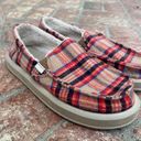 Sanuk - Donna Soft Top‎ Plaid Chill size 6-7. Photo 4