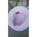 Pacific&Co San Diego Hat  red & white striped wide brim sunhat Photo 2