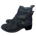 All Saints Flynn Leather Suede Ankle Boots Photo 4