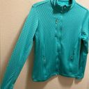 Peter Millar  Women's Lagoon Diamond Quilt Full Zip Size Small Photo 7