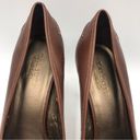 Talbots  Shoes Pumps Heels Genuine Leather Stiletto Brown Size 9.5 B Photo 3