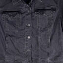 Lane Bryant  Denim Jean Jacket 28 Black Photo 9