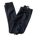 3x1  Slim Stylish Distressed Mid Rise Black Jeans, Distressed Black Color, 25 Photo 2