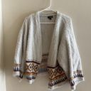 a.n.a  New Approach Grey Patterned Cardigan Photo 0