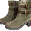 Krass&co Vintage Foundry  Boots Womens 10 Greenish Gray Brown Zipper 2in Heel Size 10 Photo 0