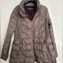 Bernardo  Gray/Purple quilted primaloft puffer zip up jacke Photo 0