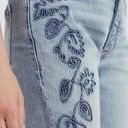 Pilcro and the Letterpress Anthropologie Pilcro Button Fly High Rise Emroidered Cropped Jeans Women’s 29 Photo 8