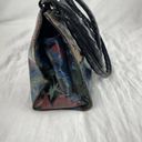 Patricia Nash  Womens Rienzo Satchel Purse Multicolor Dark Floral Leather Tassel Photo 6