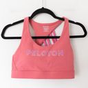 Peloton  Cadent Strappy Fast Pink Sports Bra Size Medium Photo 3