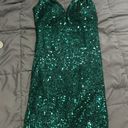 Emerald Sundae Sequin Dress Photo 0