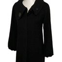 Tahari  Pea Coat Wool Cashmere Blend Black Size 2 Photo 2