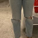 Abercrombie & Fitch Abercrombie Curve Love High Rise Dad Jeans Photo 1