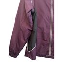 FootJoy  Windbreaker Jacket Women Size Large Purple Black Full Zip Lightweight Photo 4