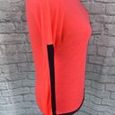 Avia women S Longsleeve Crewneck activewear top w/mesh side sleeves orange/black Photo 5