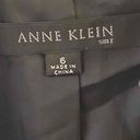 Anne Klein  Womens Navy Blue Single Breasted Pockets Basic Blazer Jacket Size 6‎ Photo 3