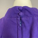 Tori Richard Vintage  Dress Hawaiian 70s Purple Green Honolulu Mod Tiki Barkcloth Photo 13