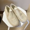 Jack Rogers  Tucker Gold Canvas Slip Ons Photo 2