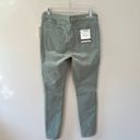 Pilcro Anthropologie NEW High Rise Stretch Corduroy Skinny Jeans Mint Green Photo 6