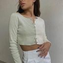 Princess Polly Cropped Knit Cardigan Photo 0