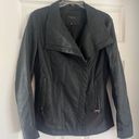 Marc New York Kayseri Faux Leather And Knit Moto Jacket - Size Medium Photo 1