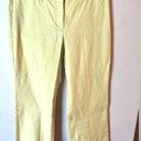 The Limited  Stretch Women’s Yellow Green Cropped Pants Size 8 Photo 0