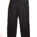 Mountain Hardwear  Womens pants 6/30 Black Convertible Zip Off Shorts Hiking Photo 0