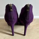 Kelly & Katie  Laylla Purple Suede High Heels Shoes Boots Booties Size 6.5 Photo 4