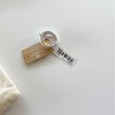 J.Crew  Sculptural Orb Ring in Silver Mirror Size 5 NWT Photo 4