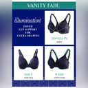 Vanity Fair  Women's Illumination Full Figure Zoned-in Support Bra, black 40DD Photo 3