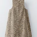 ZARA Leopard Denim Dress Photo 1