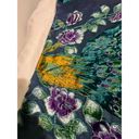 Decorated Originals Scarf with Fring Crushed Velvet Peackcok and Floral … Photo 9