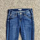 Dear John  Womens Jeans Size 25 Skinny Mid Rise Dark Wash Blue Odessa 26x27 Photo 3