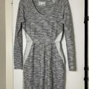 Anthropologie  saturday sunday gray long sleeve sweater dress with pockets size S Photo 2