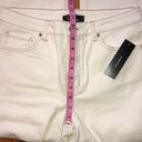 Lulus NWT  Janine Ivory High Waist Crop Jean Photo 6