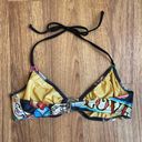 Ed Hardy Vintage Y2K Rare Black Gold Skulls String Triangle Edgy Bikini Set NEW Photo 8