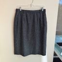 Pendleton  Vintage Black Wool Blend Pencil Skirt Pockets Womens Size 12 Classic Photo 1