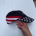 Lila Patriotic Red White & Navy Black W/ Embroidered Silver Horse Cap OS Photo 1