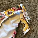 Jag jeans NEW NWOT  Yellow Pink White Tropical Floral Y2K 00s Bikini BOTTOM XL Photo 2